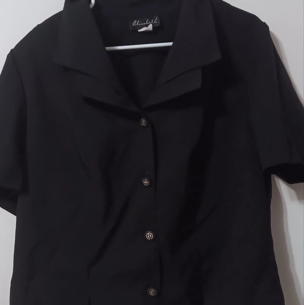 Black Button-Up Shirt